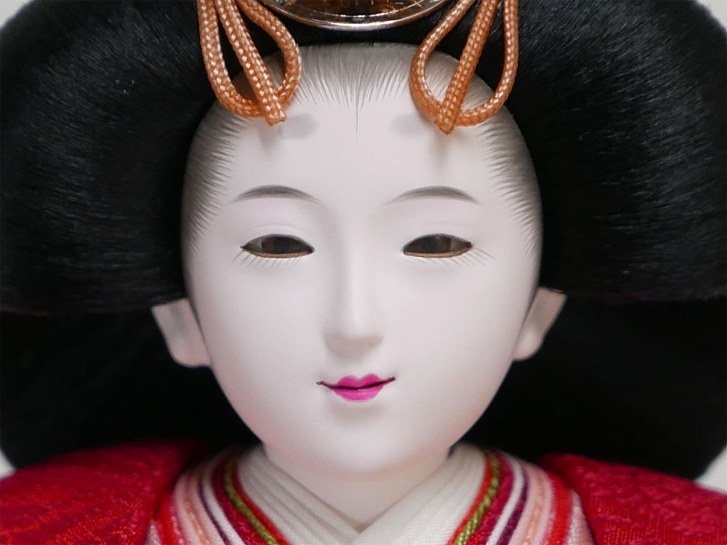 横山一彦作 龍村美術織物糸屋輪宝手衣装雛人形