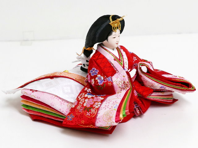 小桜金襴衣装雛人形
